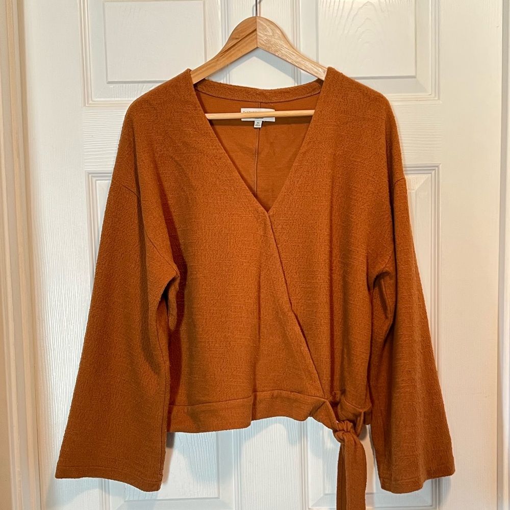 Texture & Thread wrap shirt - Cedar